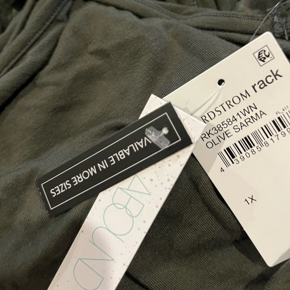 Nordstrom Maxi dress in Olive Green Size 1X NWT - Picture 8 of 11